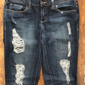 Forever 21 blue skinny jeans